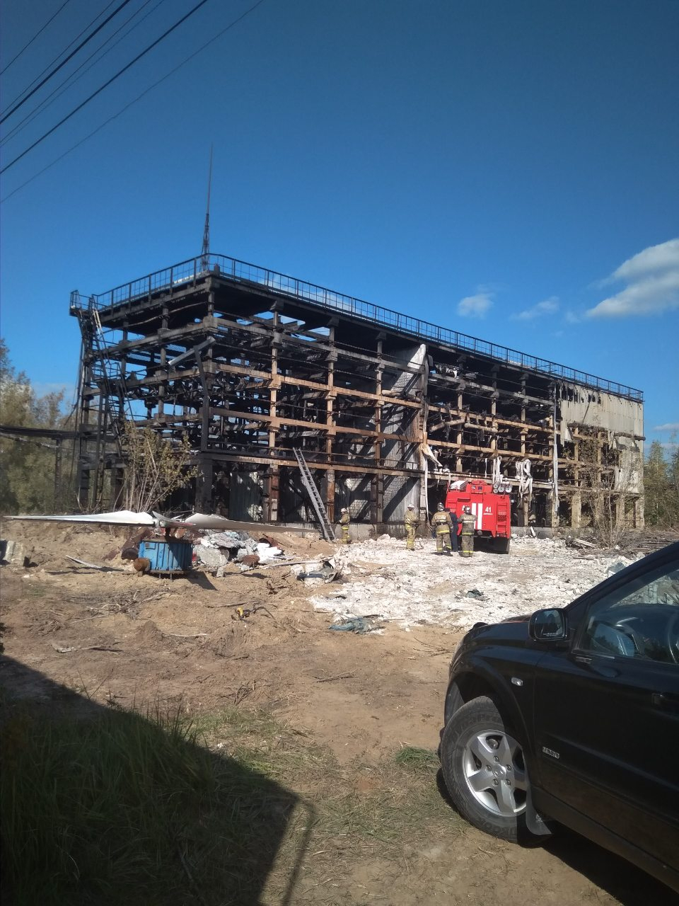 СК проводит проверку по факту пожара на территории «Оргстекла» в Дзержинске