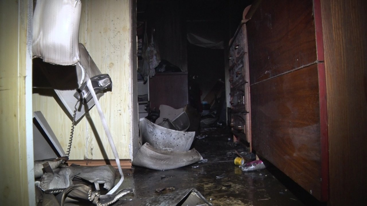 Жителям одного из домов Дзержинска не дал отдохнуть разгоревшийся пожар