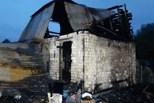 Тело пожилого мужчины нашли в сгоревшем доме под Дзержинском