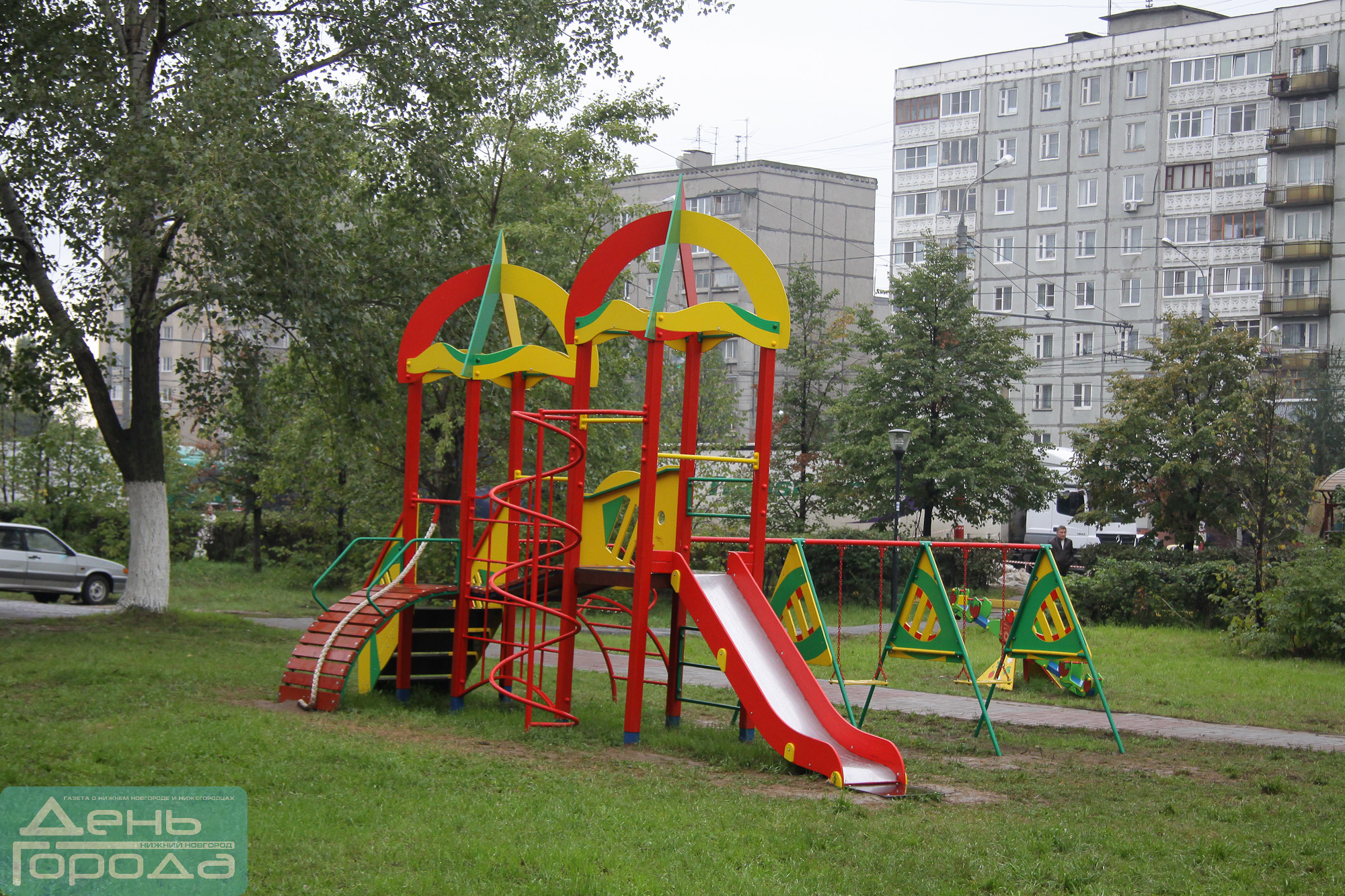 С начала весны в Дзержинске отремонтировали 46 детских площадок