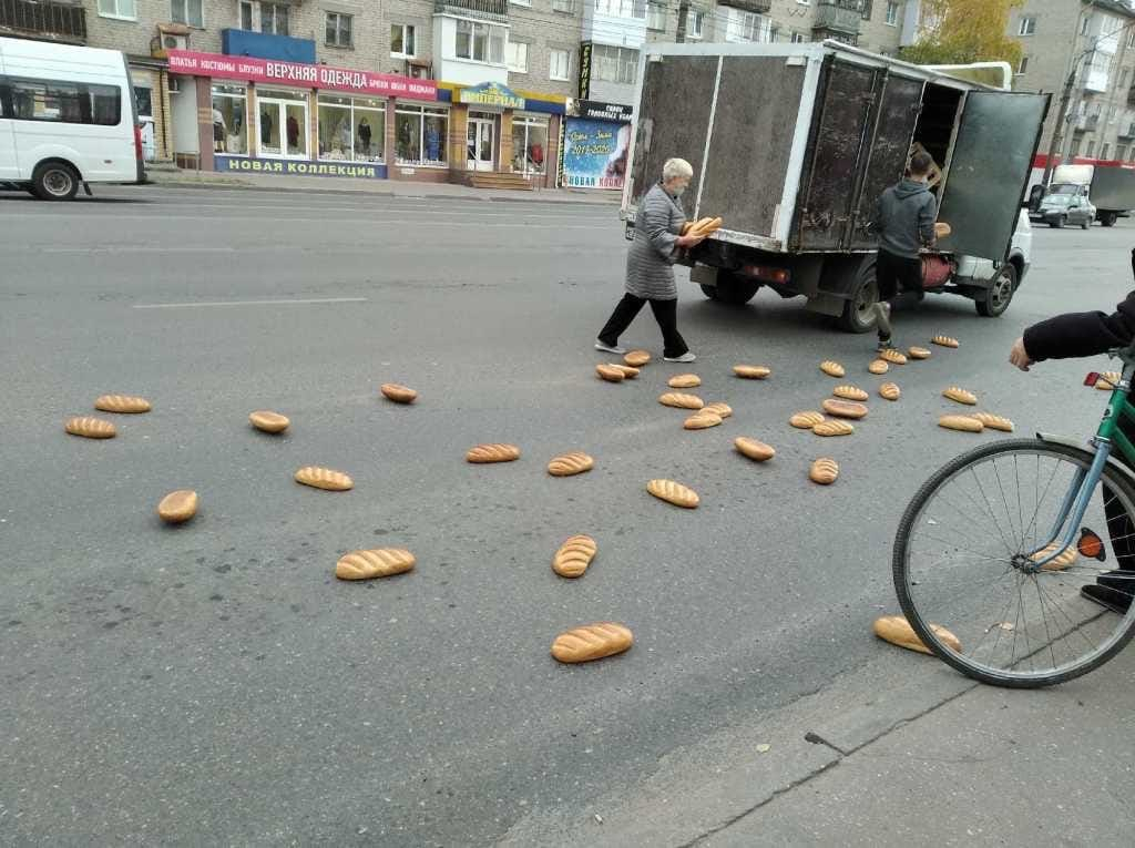 "Хлебный дождь" прошел в Дзержинске