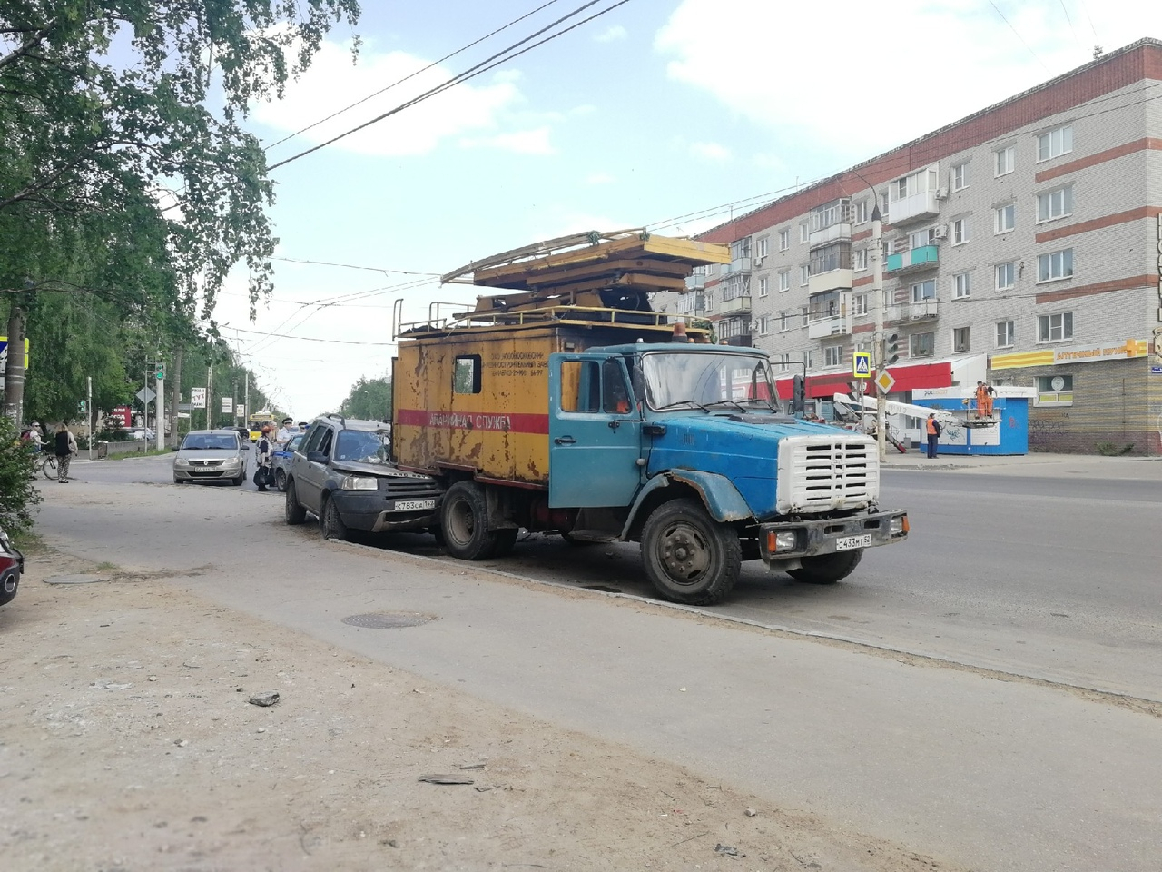 Ремонт на улице Гайдара в Дзержинске дал свои первые плоды: в этом районе произошла авария