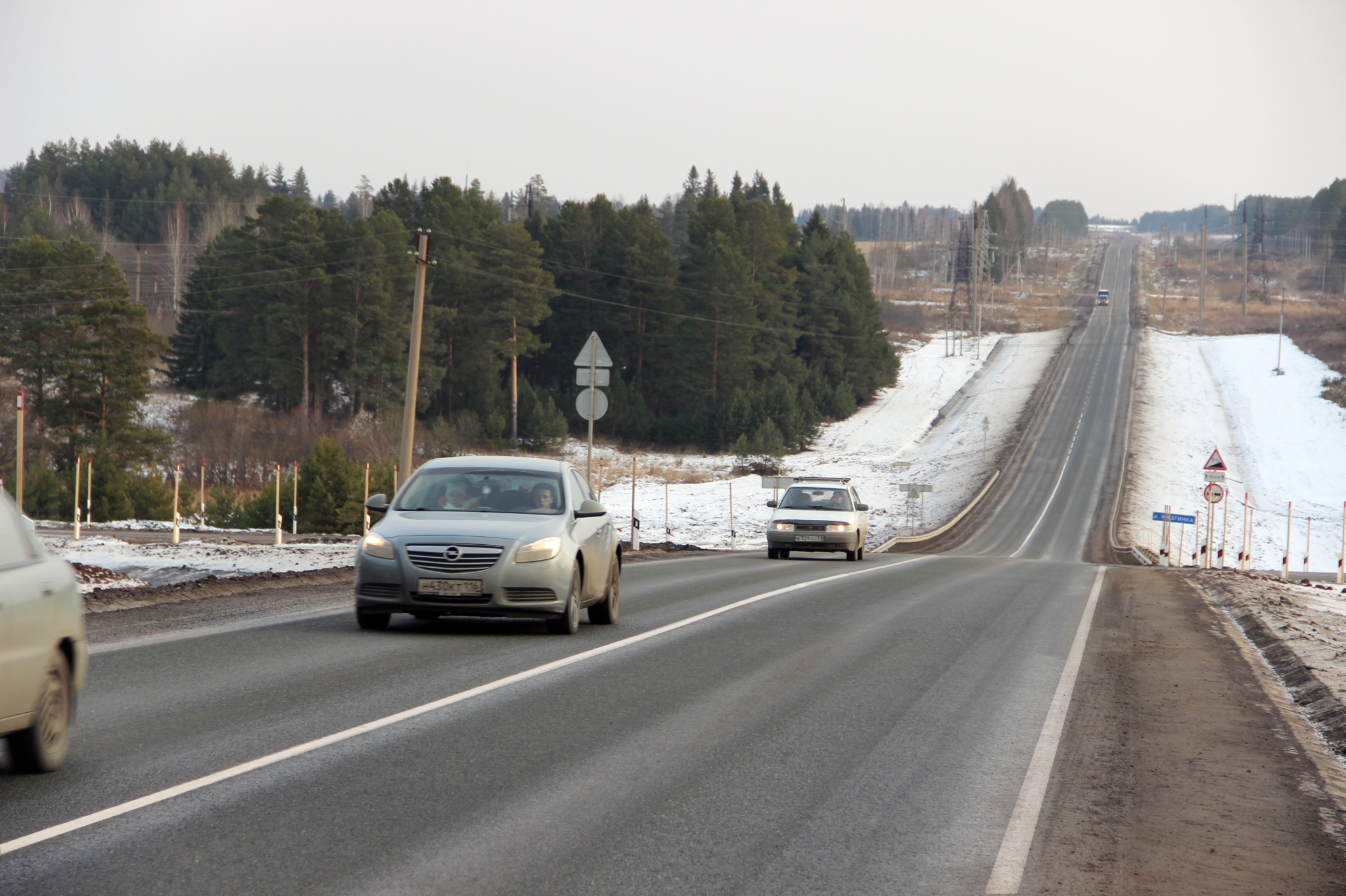 Движение по трассе М-7 в районе Дзержинска поменялось