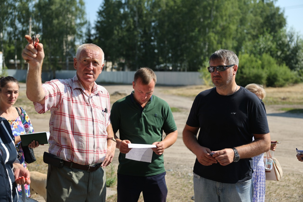 Глава города Дзержинска Иван Носков посетил с рабочим визитом поселок Пыра
