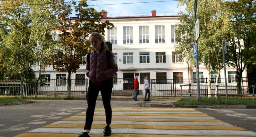 В Дзержинске ко Дню знаний обновлена дорожная разметка рядом со школами и детскими садами