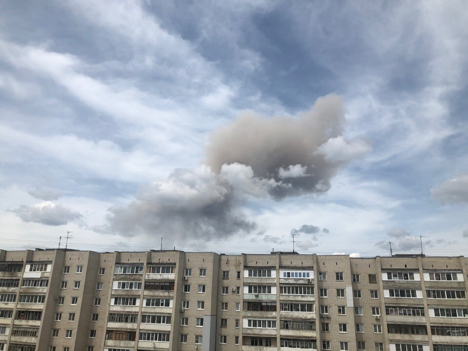 Сильный взрыв произошел на заводе "Кристалл" в Дзержинске (ФОТО, ВИДЕО)