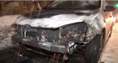 В Дзержинске загорелся автомобиль, в котором ехала семья из трех человек 