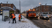 Дзержинск перешёл на круглосуточную уборку улиц после снегопада
