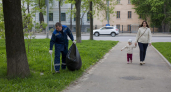 В Дзержинске мусор, собранный школьниками в мешки, не вывозят уже две недели