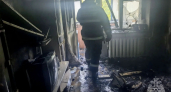 В Дзержинске при пожаре в пятиэтажном доме пострадал один человек