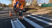 В Дзержинске вывели на дороги разметочную машину "Шмель" с лазерным наведением