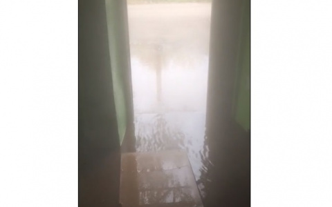 Термальные источники Дзержинска: Отопительный сезон в одном из домов начался с потопа (ВИДЕО)