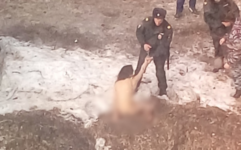 Она орала на всю округу: в Дзержинске голая девушка устроила дебош на улице (ФОТО)