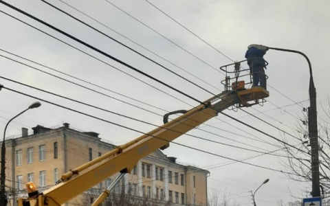 Новые светодиодные светильники повесили в Дзержинске