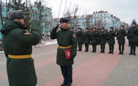Как в Дзержинске отмечали день защитка отечества