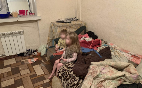 В Дзержинске пьная мать бросила пятерых детей в незапертой квартире
