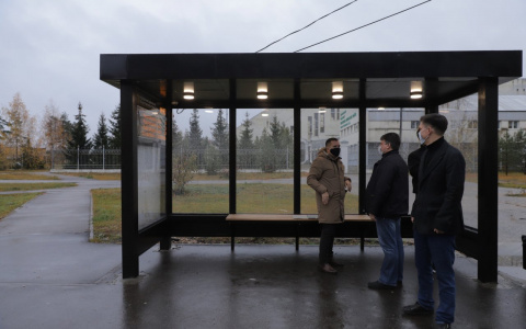 В Дзержинске умные остановки "тестят" уже два месяца