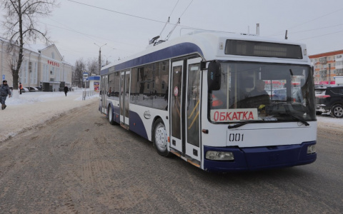 В Дзержинске началась обкатка троллейбусов, которые подарила столица