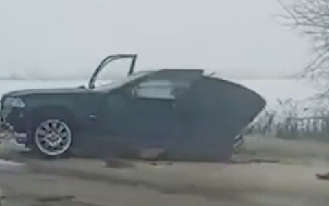 В Нижегородской области BMW разорвало на двое в аварии