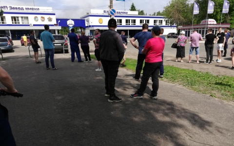 Ударная волна от взрывов в Дзержинске (ВИДЕО)