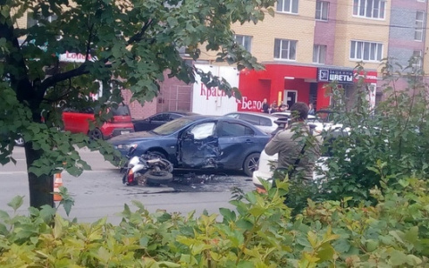 Мотоциклист погиб при аварии в Дзержинске (ФОТО) и (ВИДЕО)