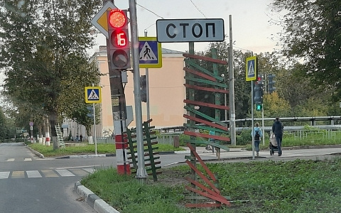 В Дзержинске появился и исчез дорожный арт-объект