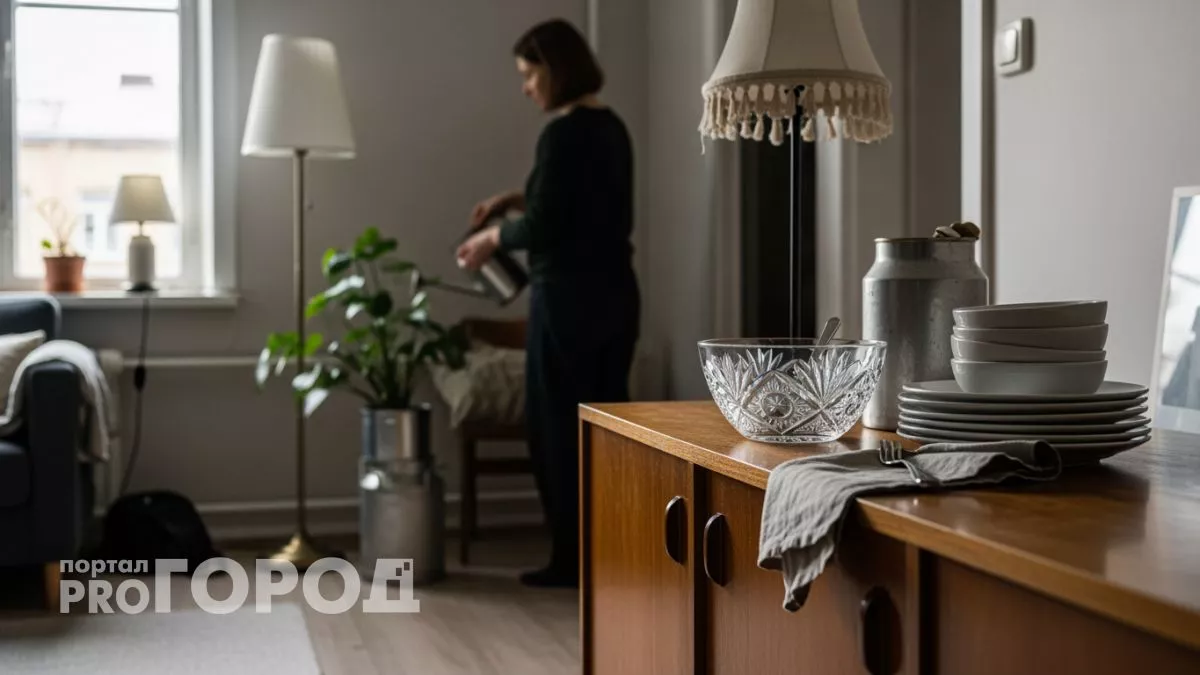 Бабушкин буфет и хрустальная люстра: какие советские вещи делают квартиру стильной в 2024