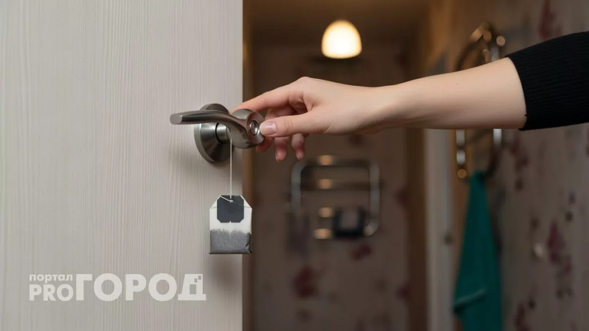 Чайный пакетик на ручке двери спасает от неприятных запахов: копеечный трюк работает лучше освежителей
