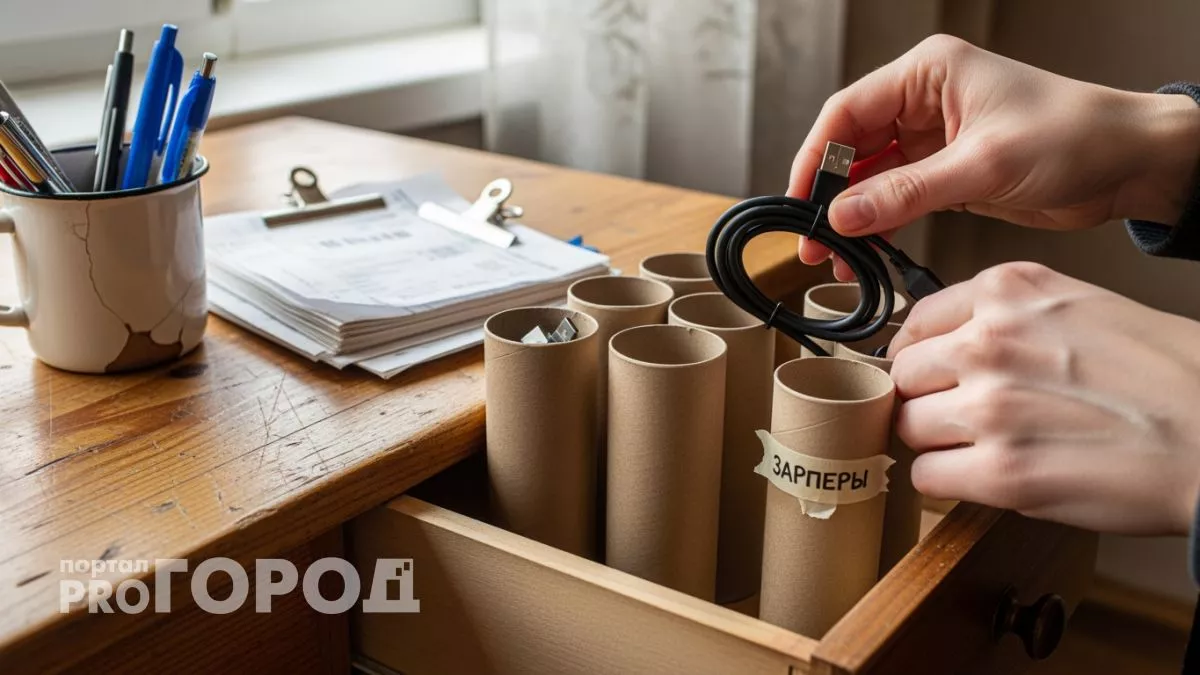Собираю картонные втулки месяцами и превращаю их в идеальные органайзеры вместо покупки дорогих систем