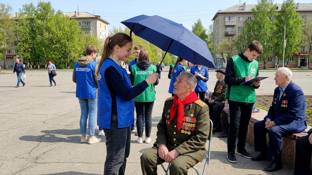 200 волонтёров из Нижегородской области сопроводят ветеранов на параде Победы
