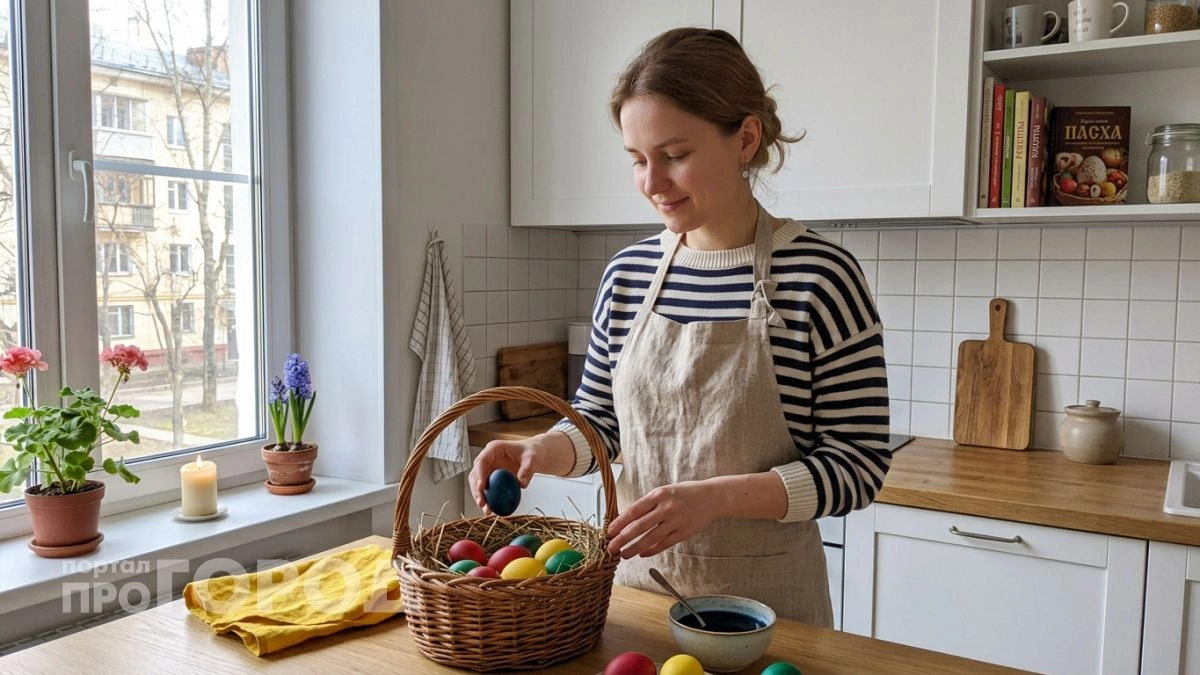 Вместо грязной шелухи беру три дешевых продукта с кухни и крашу яйца к Пасхе в благородный мраморный цвет