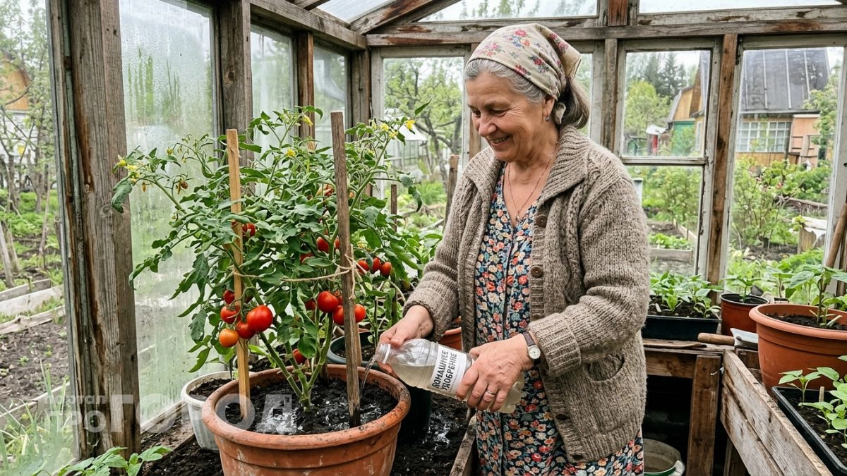 Добавляю щепотку этого аптечного порошка в лейку — томаты прут так, что ветки подвязываю каждые три дня