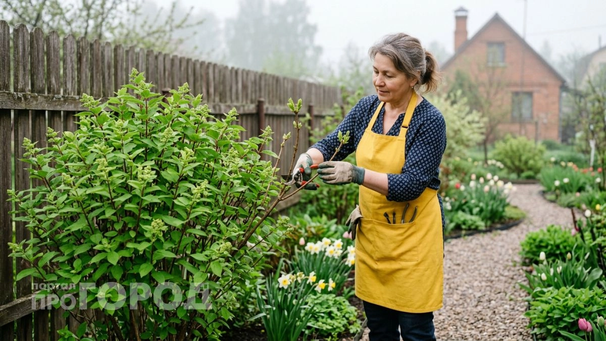 Всего два среза на гортензии осенью — и летом каждое соцветие вырастает размером с тарелку