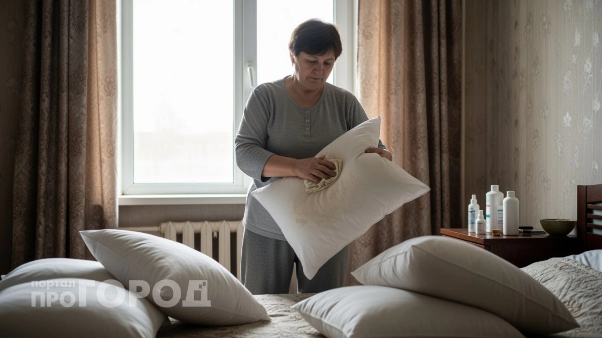 Верните подушкам чистоту без лишних трат: пара простых действий удалит желтизну и неприятный запах навсегда