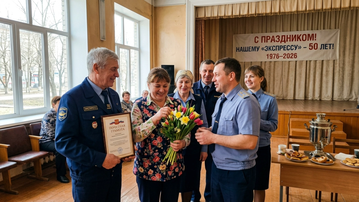 МУП «Экспресс» отметил 50 лет: наградили 55 ветеранов и первого водителя