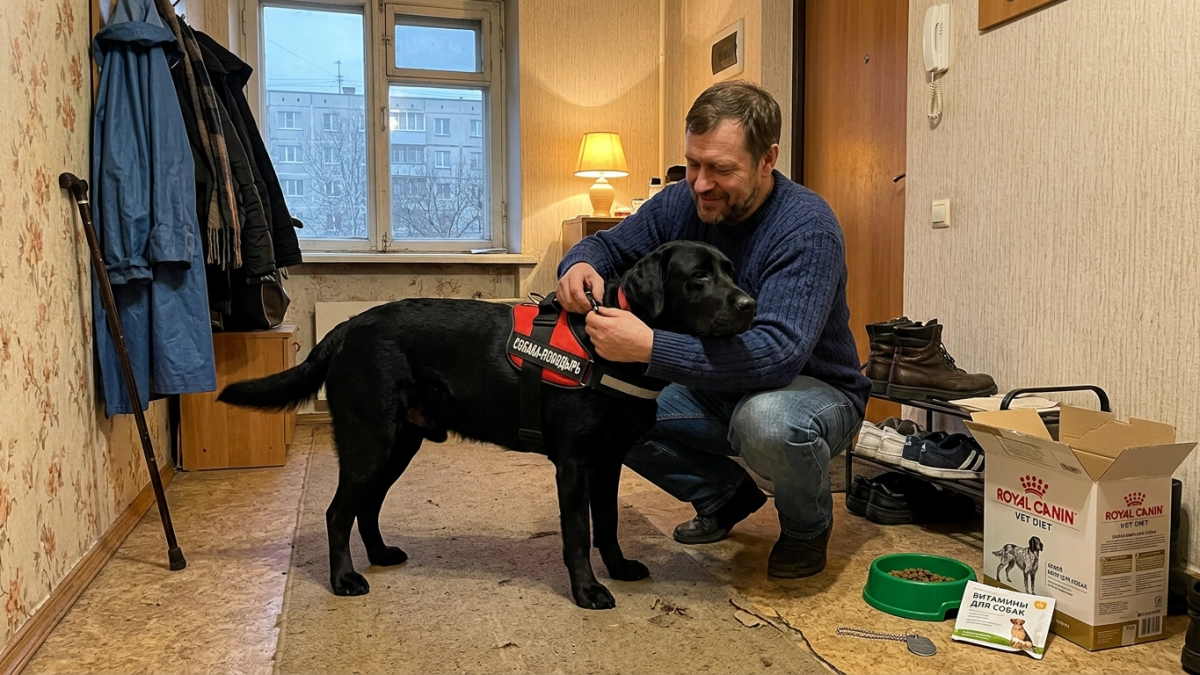 Господдержка собак-поводырей выросла до 83 900 рублей в год