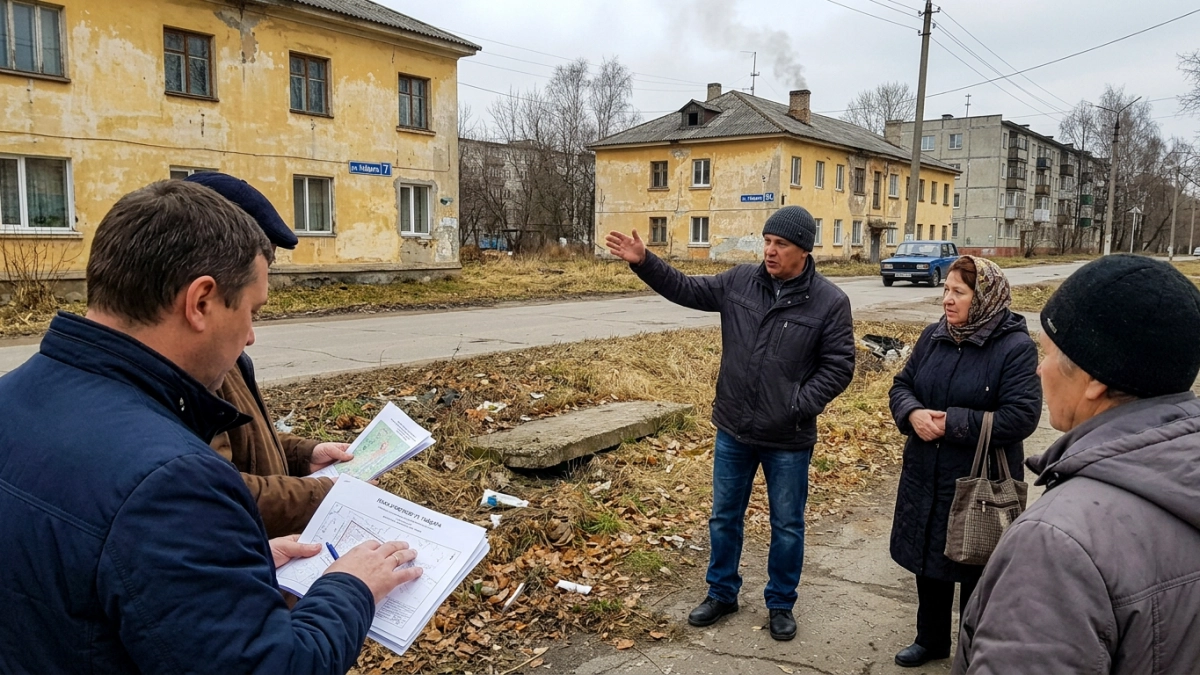 Депутаты Дзержинска решают судьбу участков на улице Гайдара