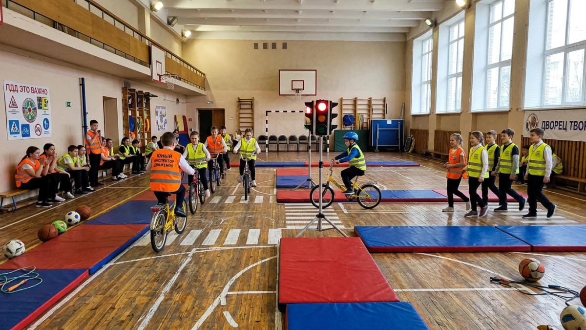 Юные инспекторы Дзержинска сразились за звание лучших знатоков ПДД