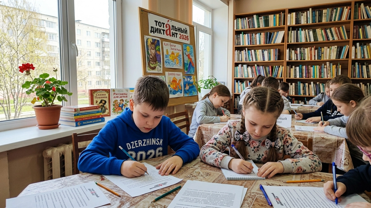 350 дзержинцев написали Тотальный диктант — уже есть первые отличники