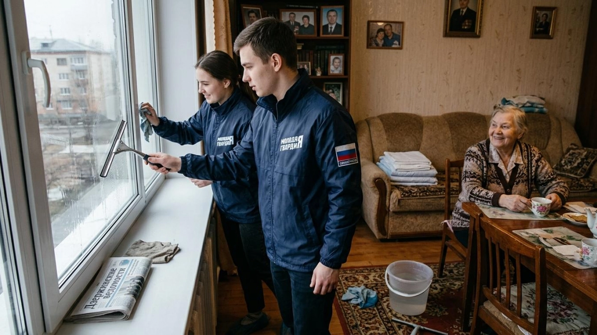 «Молодая Гвардия» помогла пожилой дзержинчанке после перелома руки