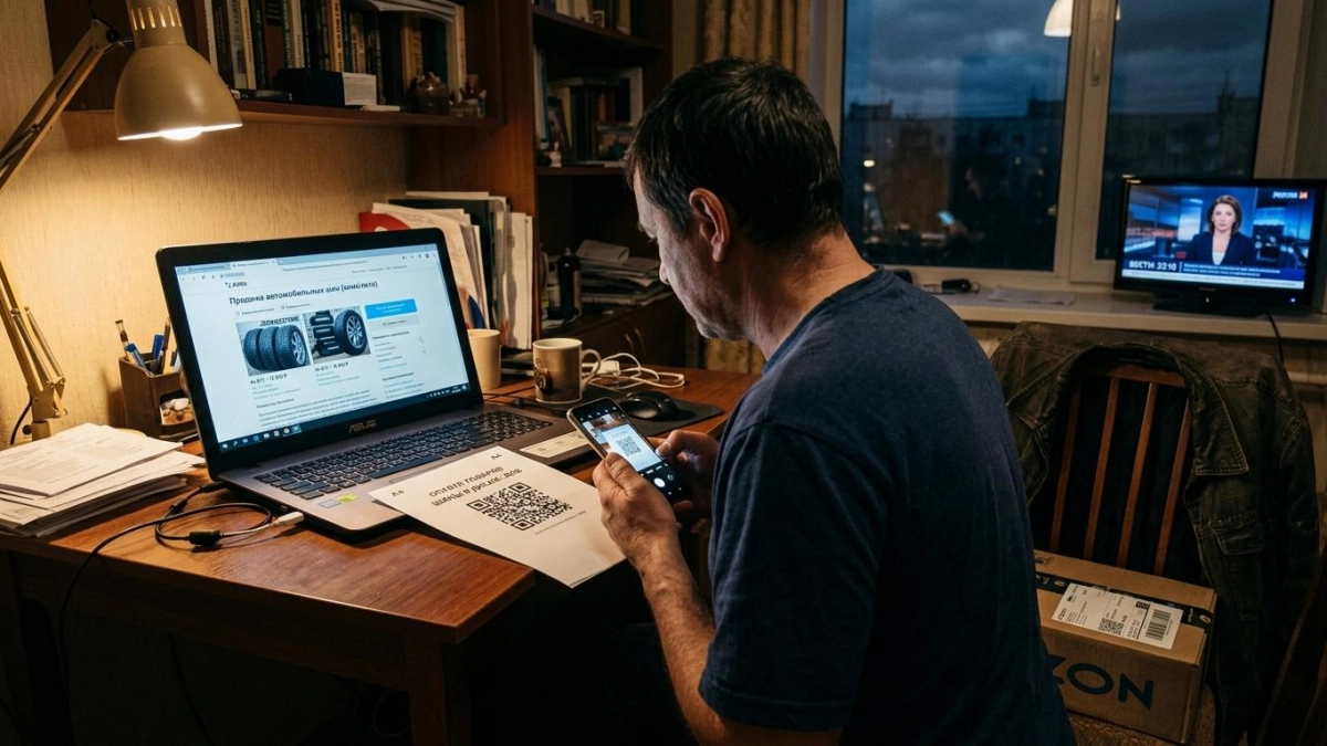 Житель Дзержинска перевёл почти 27 тысяч рублей за шины по QR-коду и остался ни с чем