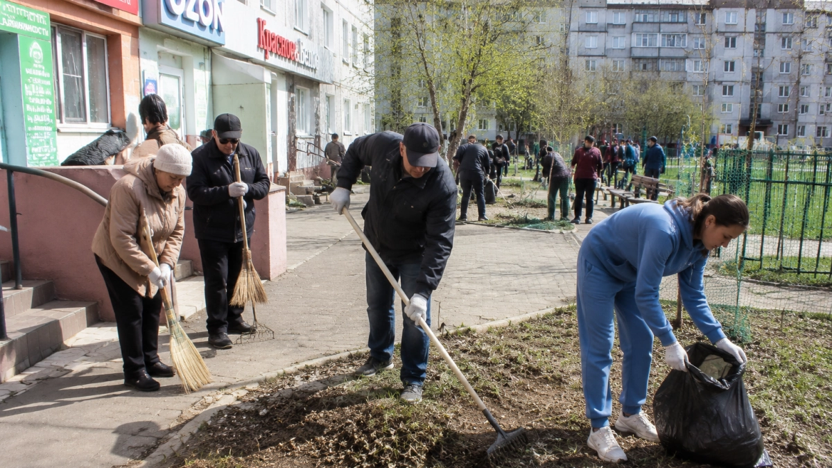 Депутаты Гордумы вышли на субботники во всех районах Дзержинска