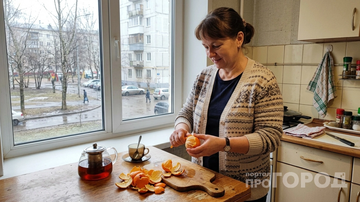 Мандариновые корочки заливаю уксусом — летом в восторге от своей хитрости: рабочий лайфхак для ленивых хозяек