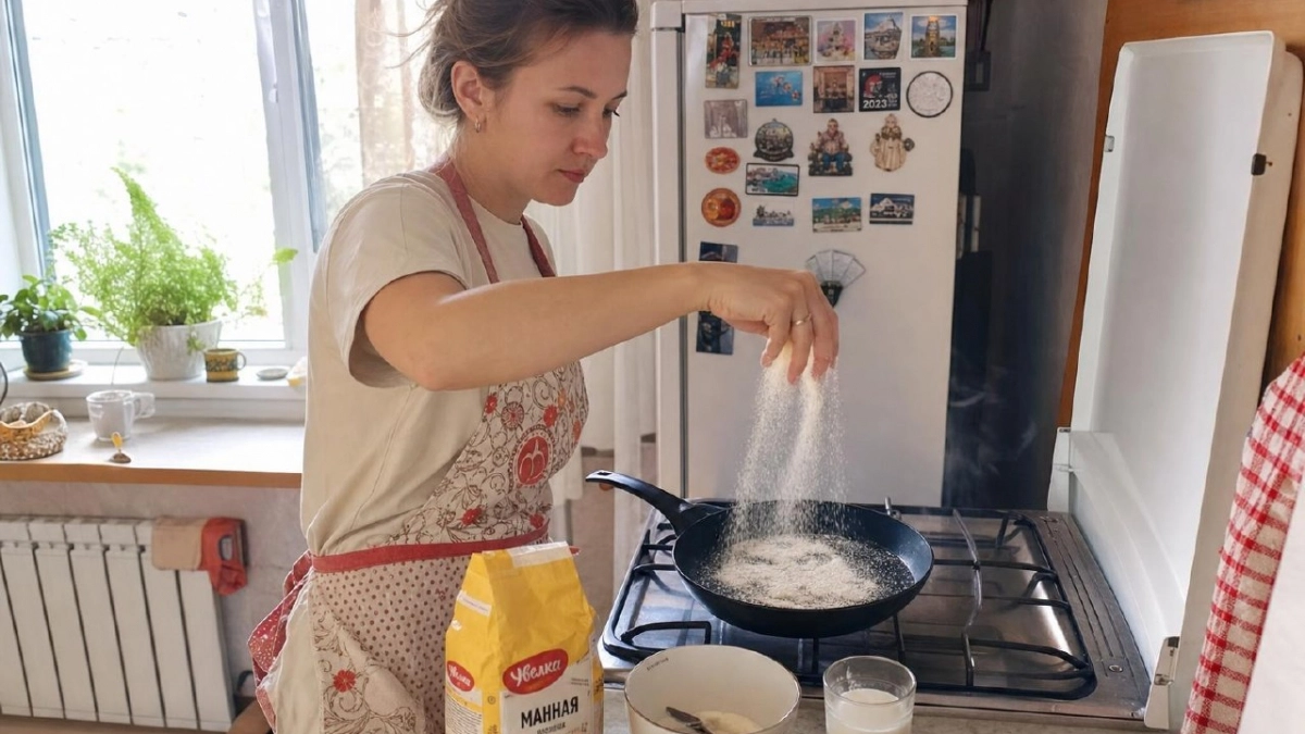 Кидаю манку в кипящее масло и за 5 минут получаю лакомство: этот рецепт уже покорил весь мир