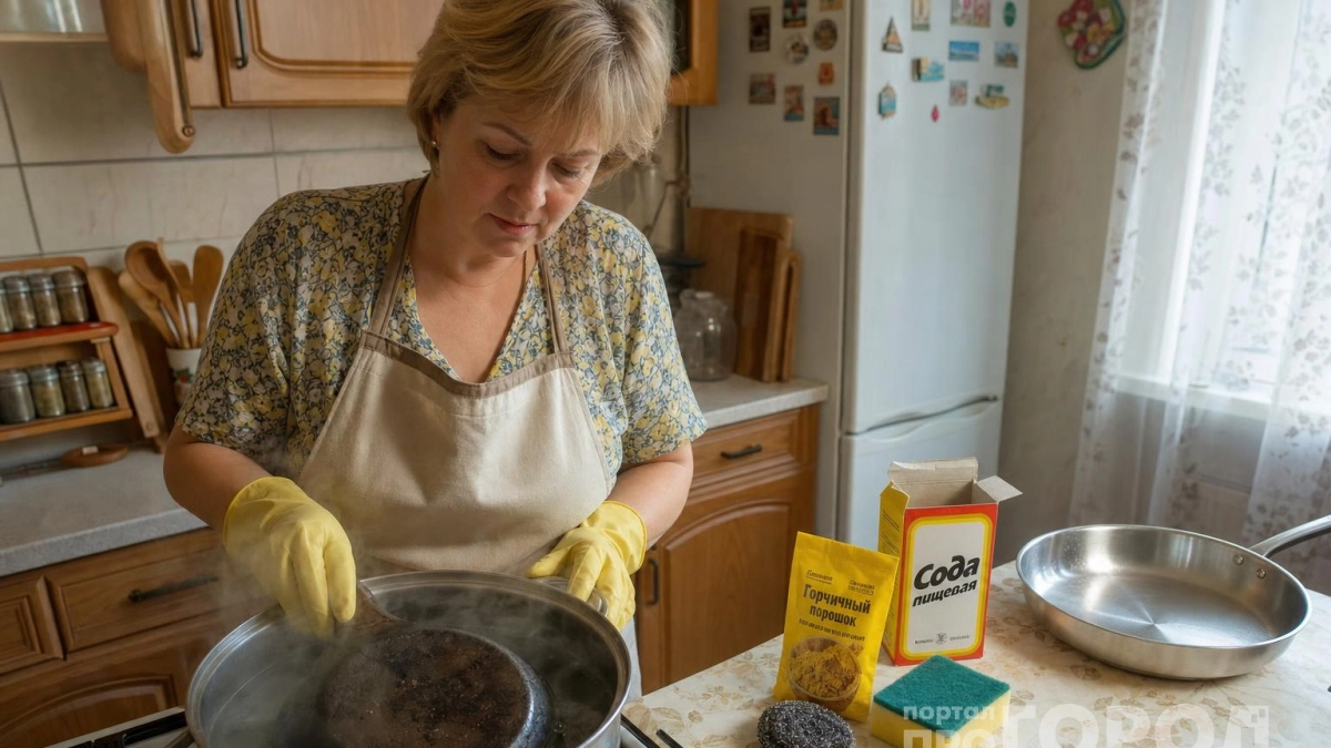 2 продукта работают дуэтом: делаю сверхмощное чистящее средство за копейки - отмыла дно кастрюли от нагара за 5 минут