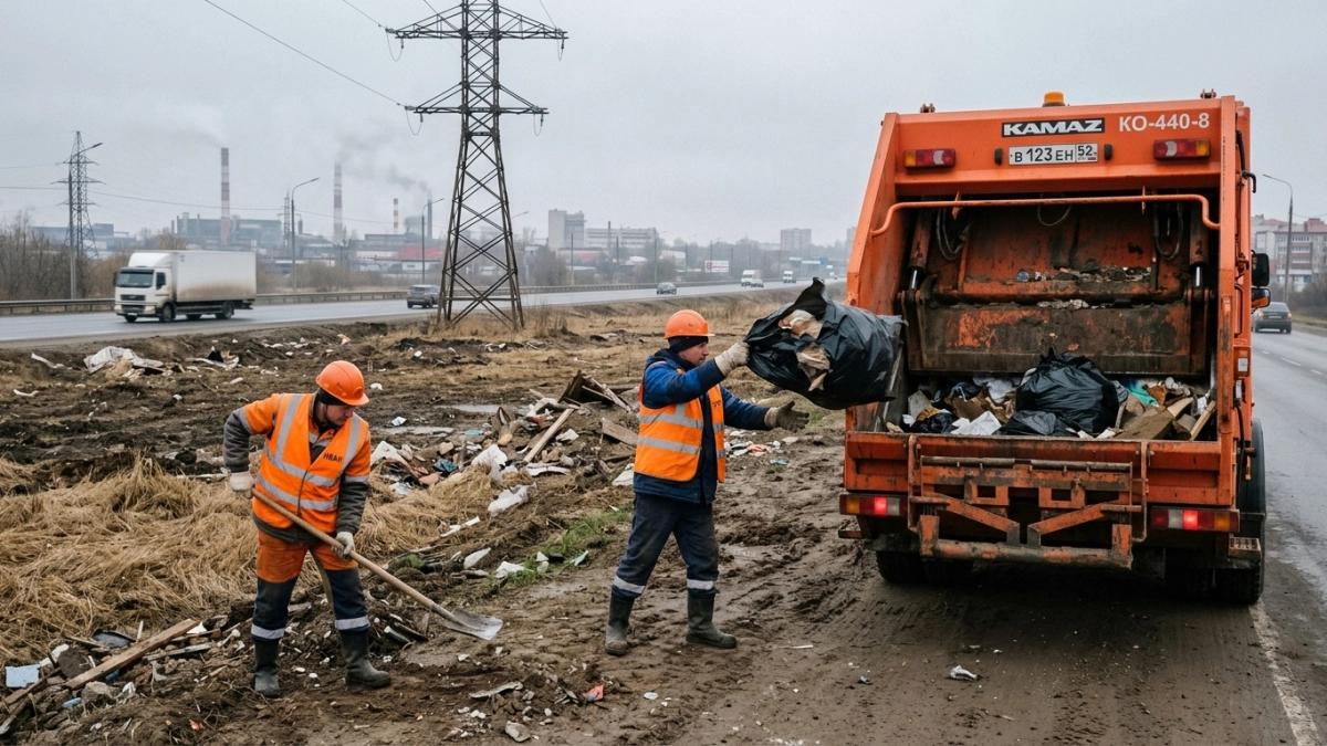 Дроны начали охоту на нелегальных перевозчиков мусора в Нижегородской области