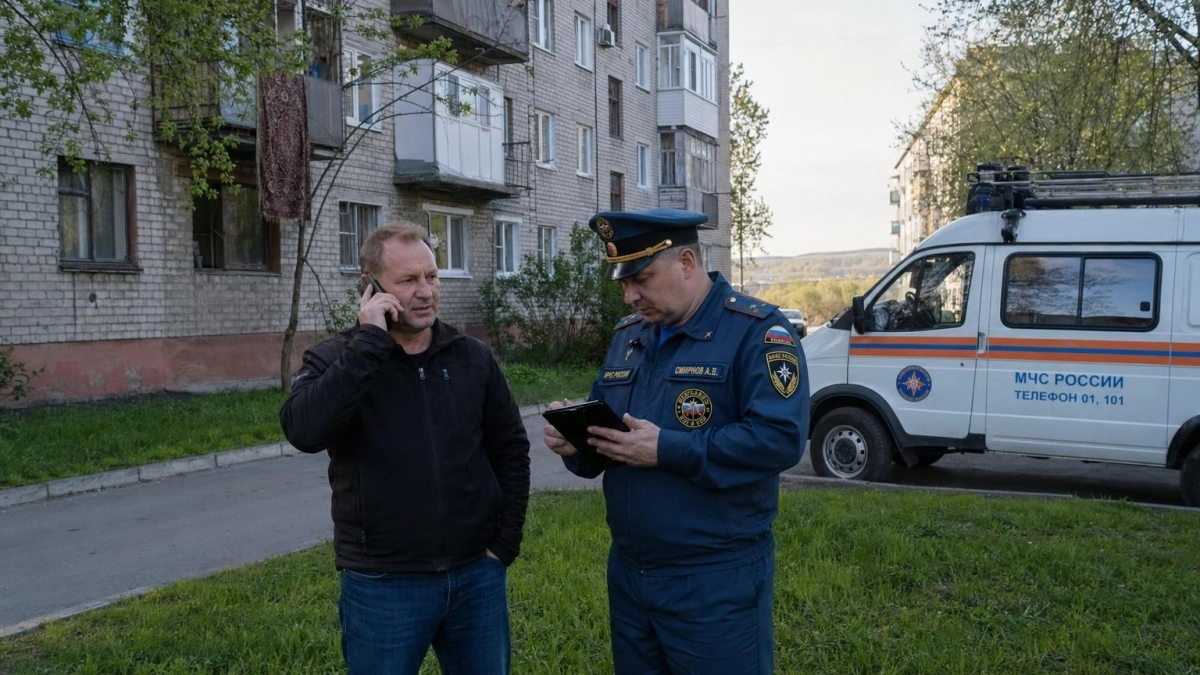 Обломки БПЛА повредили машины и окна дома в Дзержинске