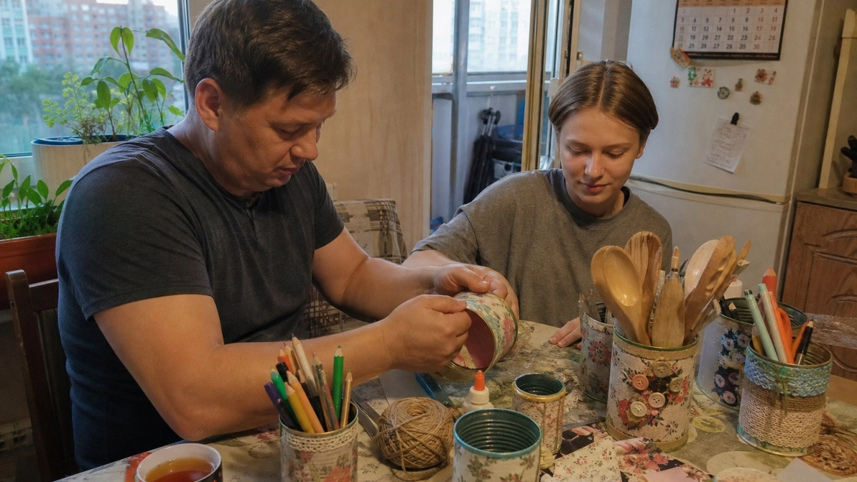 Перестала выбрасывать кофейные банки: теперь храню в них все мелочи и экономлю кучу денег на органайзерах