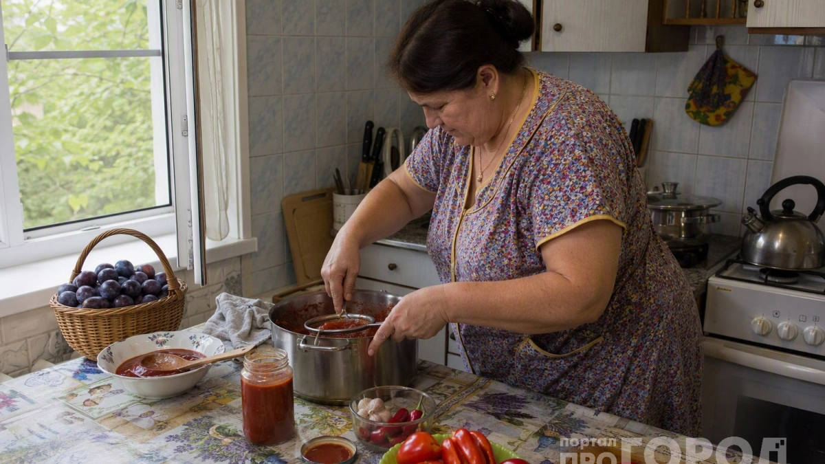 Сливовую аджику варю в августе по 20 банок: мясо после неё не нуждается ни в одном соусе