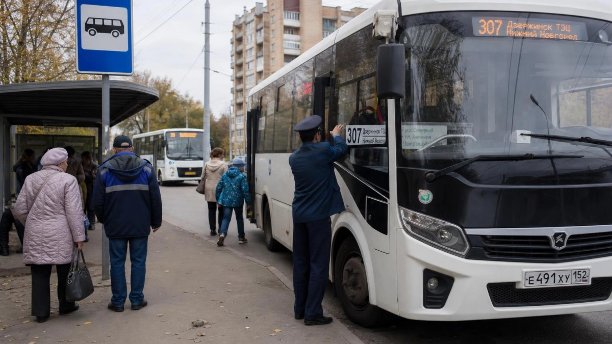В Дзержинске при проверке автобусов выявили 32 нарушения в 11 машинах
